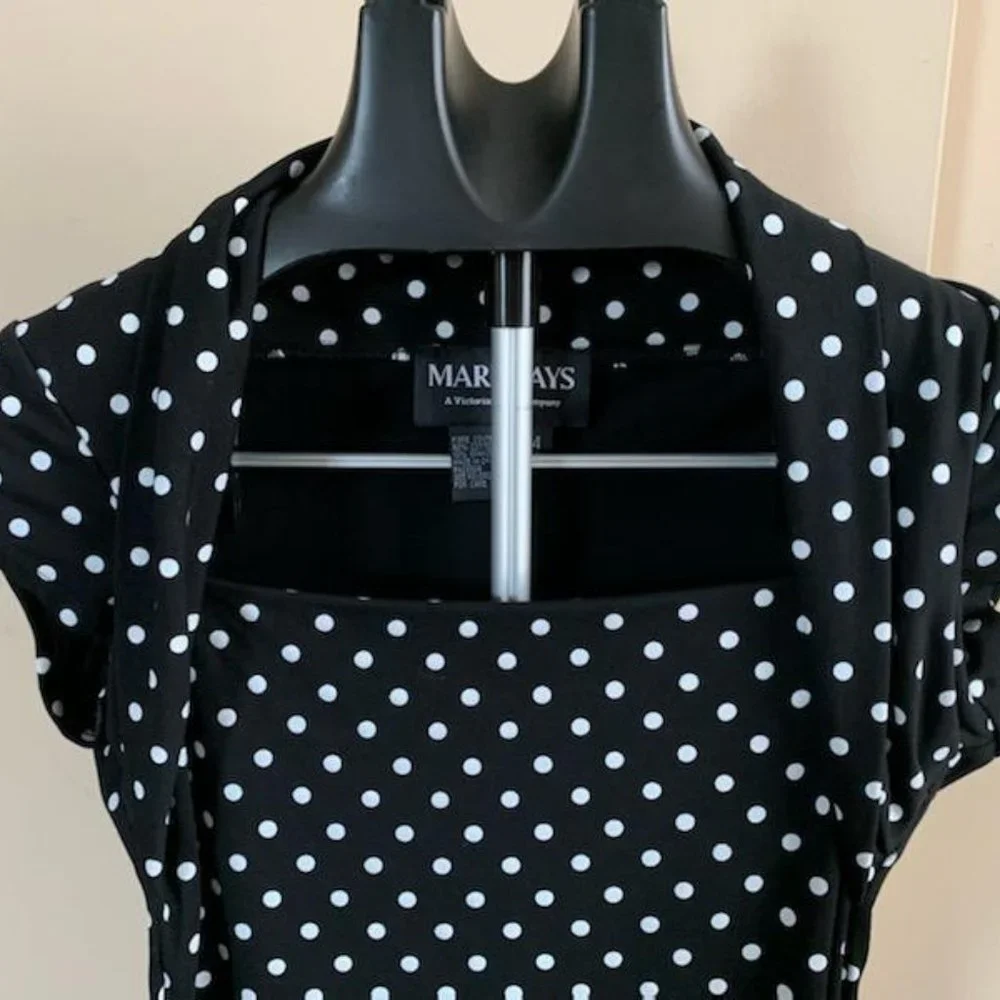 Mary Bays A Victoria Royal Polka Dot Dress - Picture 7 of 7